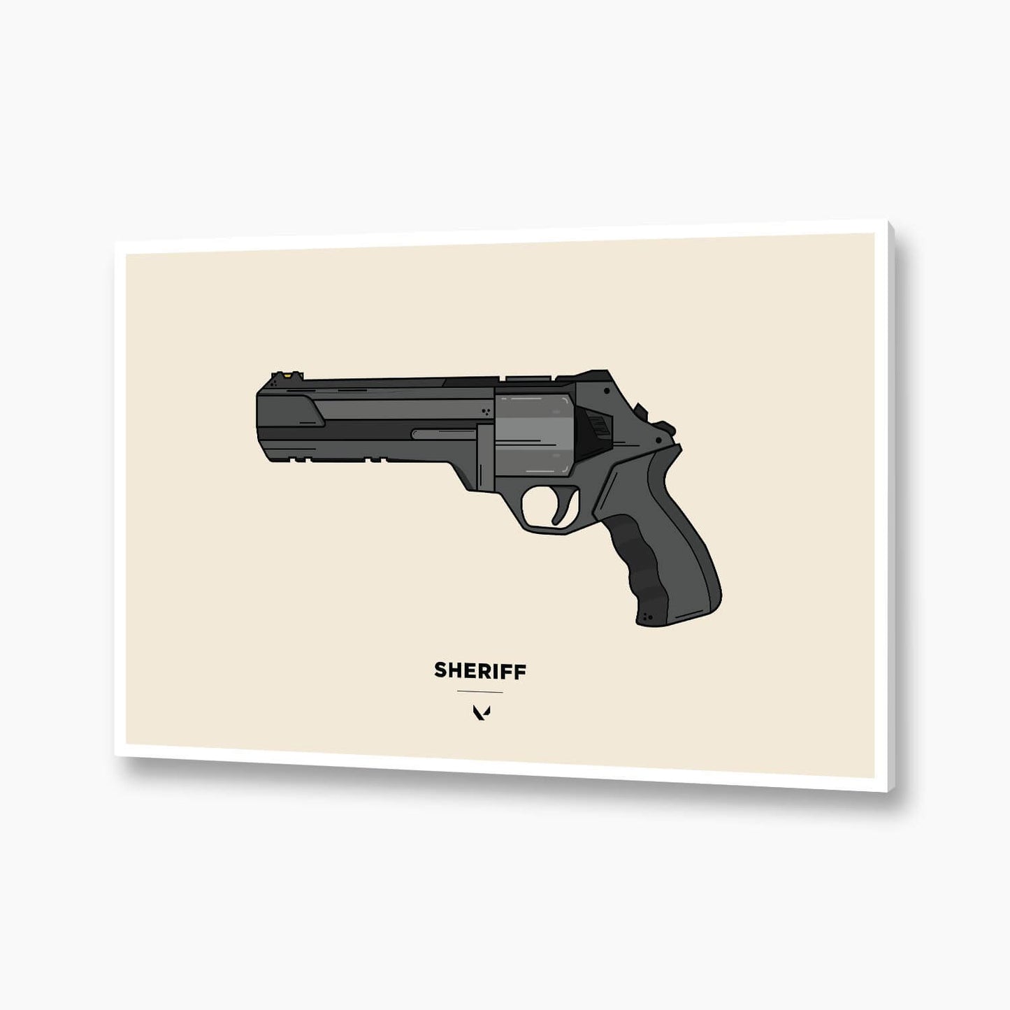 Valorant - Sheriff Vector Illustration Poster