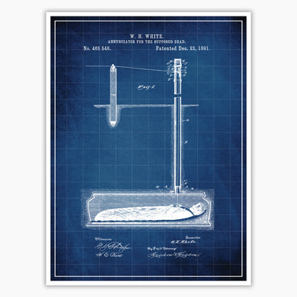 Annunciator for the Dead Patent Poster