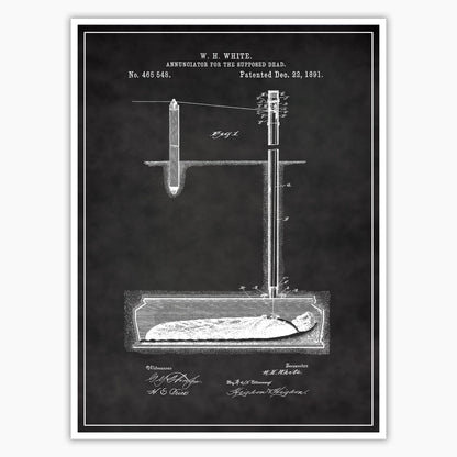 Annunciator for the Dead Patent Poster
