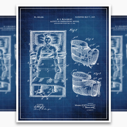 Bed Straps Patent Poster