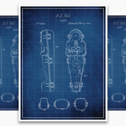 Coffin (1848) Patent Poster