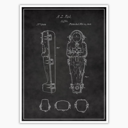 Coffin (1848) Patent Poster