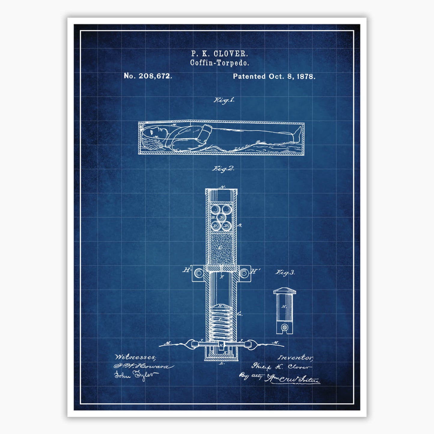 Corpse Torpedo Patent Poster
