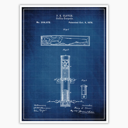 Corpse Torpedo Patent Poster