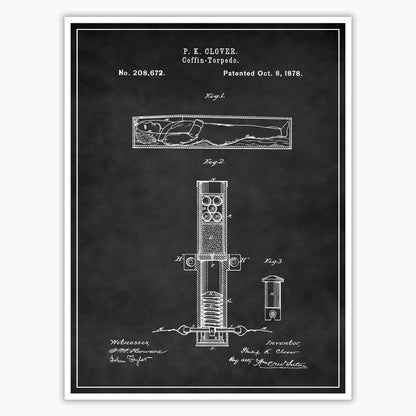 Corpse Torpedo Patent Poster