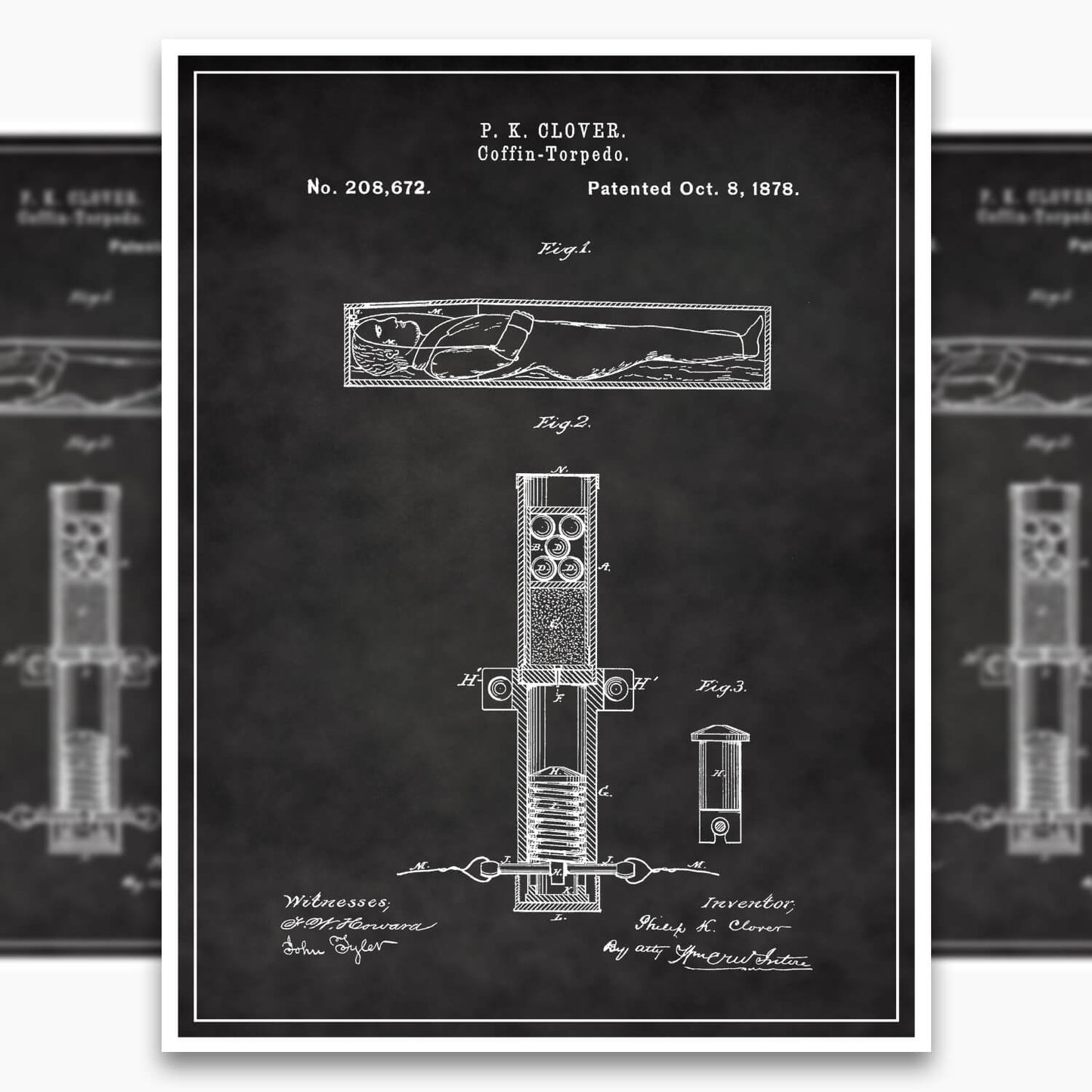 Corpse Torpedo Patent Poster