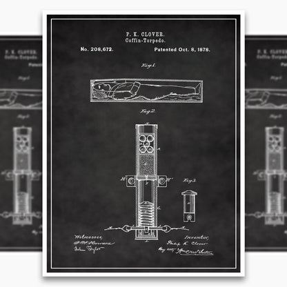 Corpse Torpedo Patent Poster