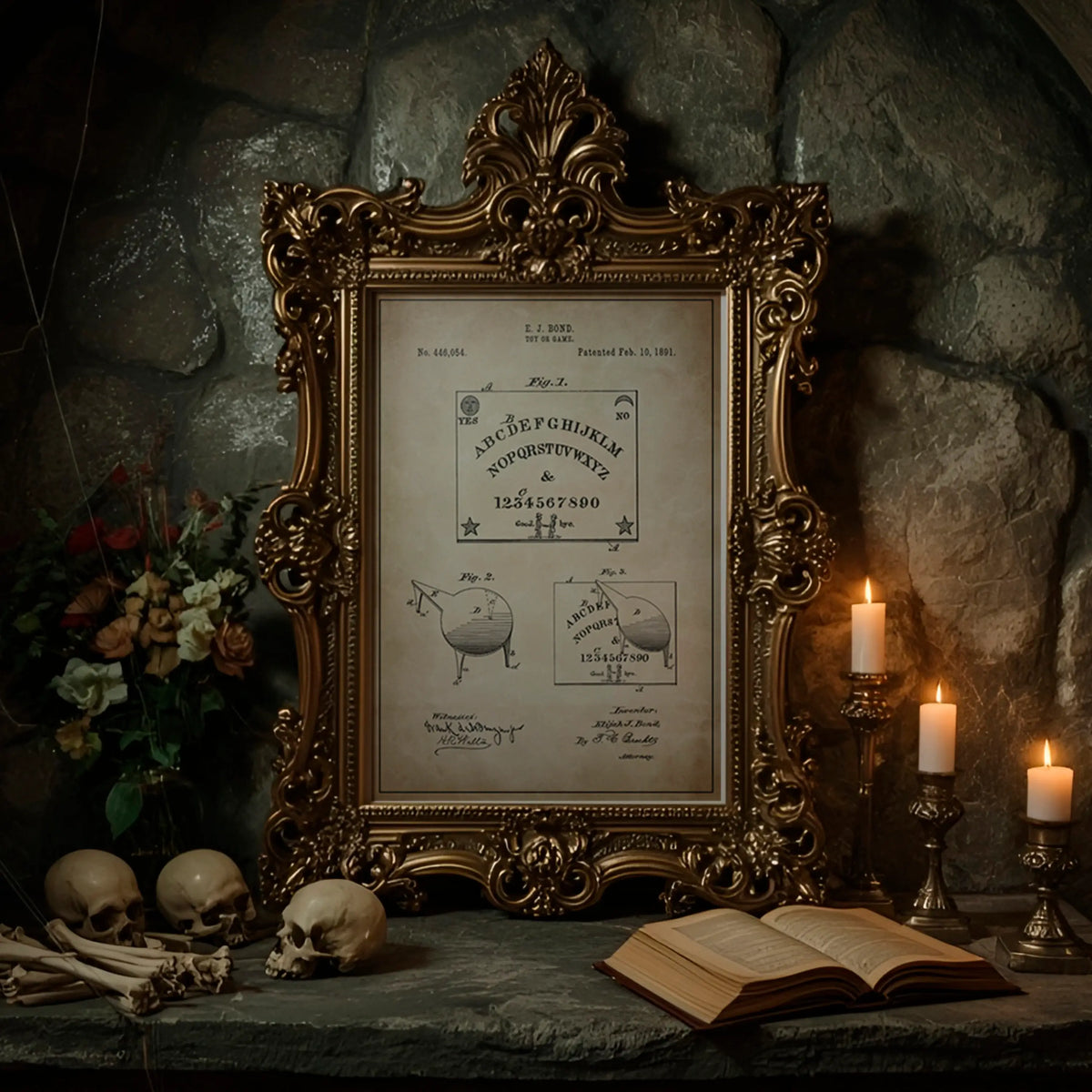 Ouija Board Patent Poster