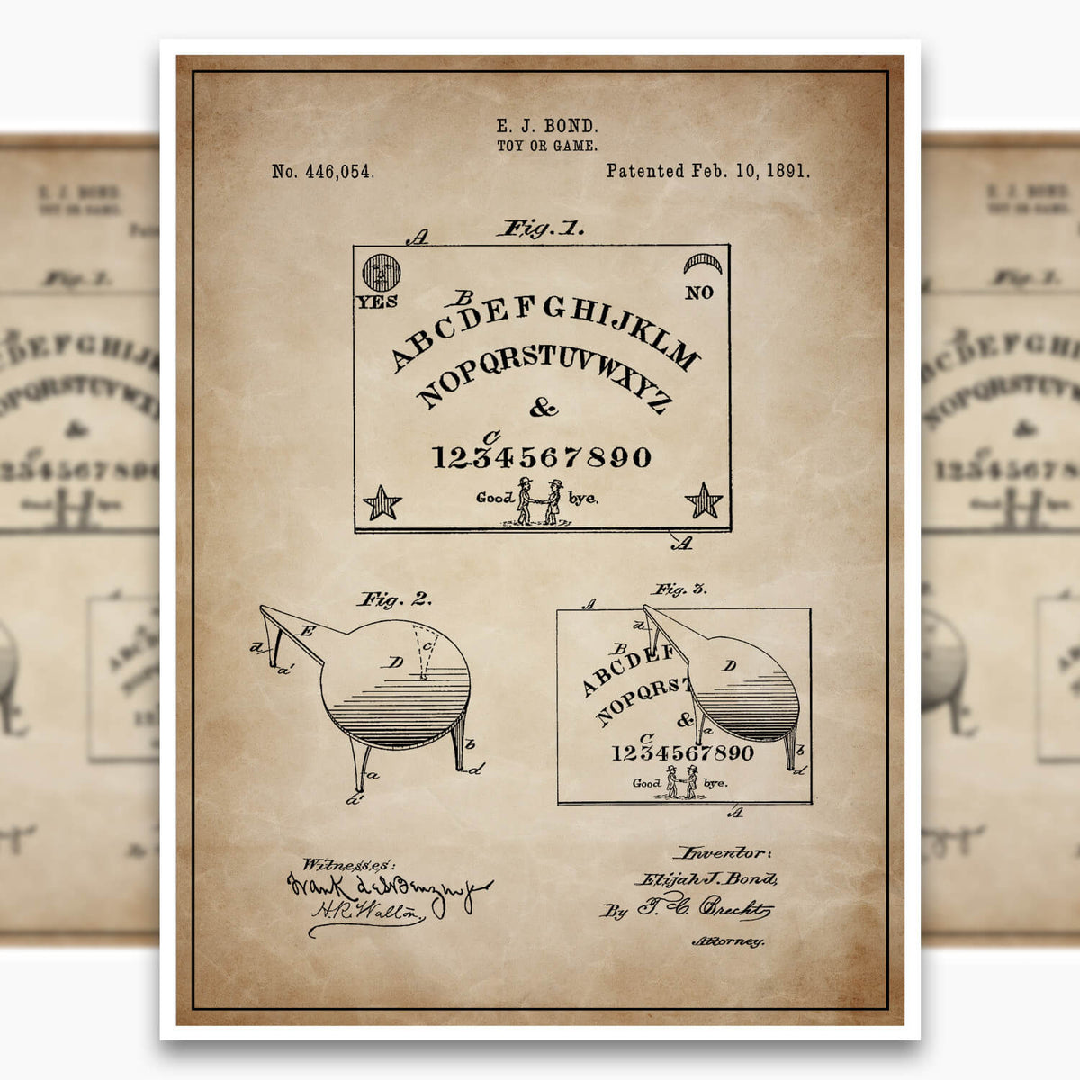 Ouija Board Patent Poster