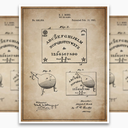 Ouija Board Patent Poster
