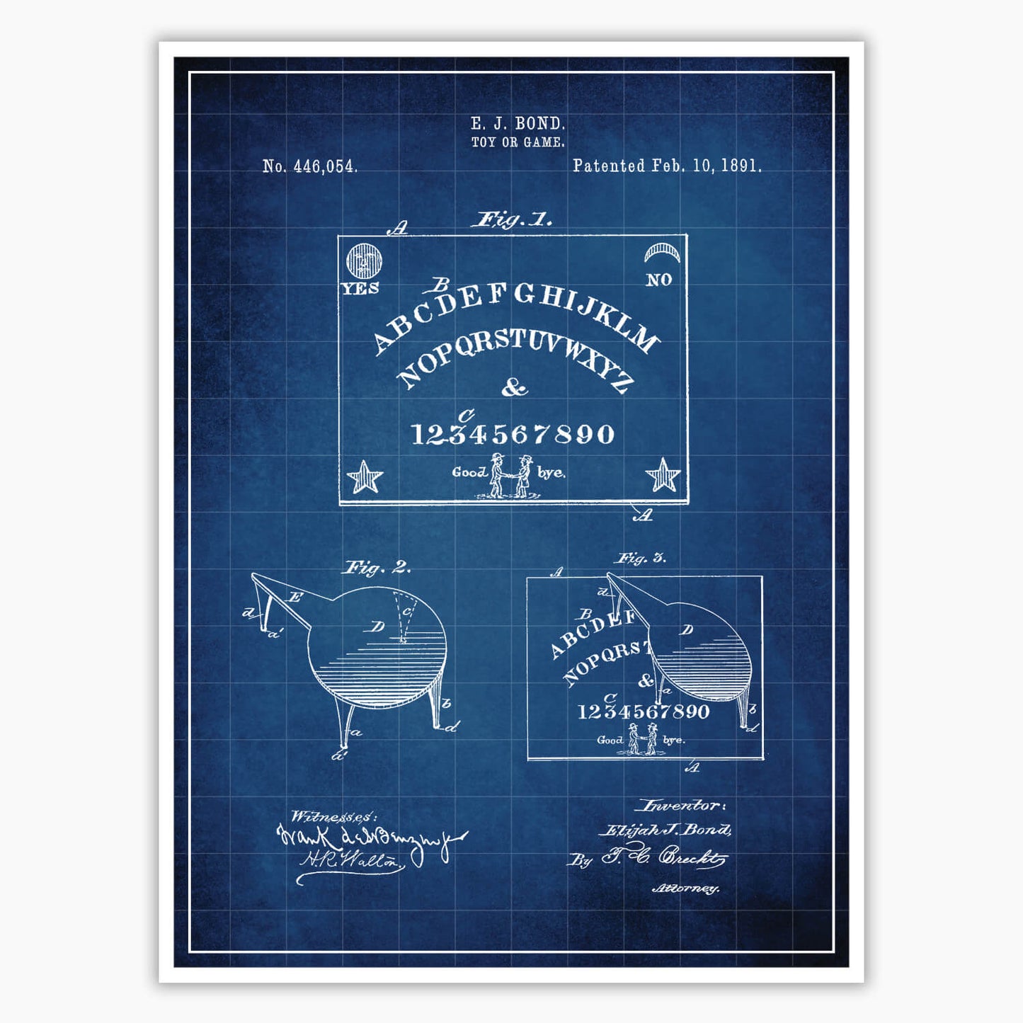Ouija Board Patent Poster