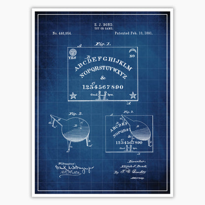 Ouija Board Patent Poster