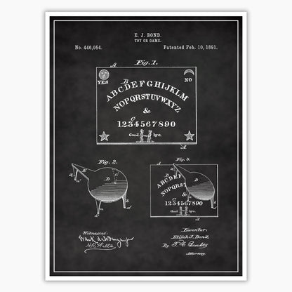 Ouija Board Patent Poster