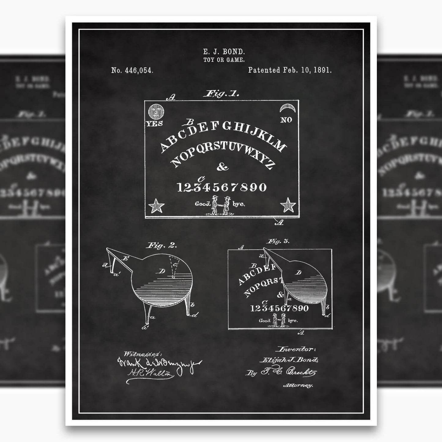 Ouija Board Patent Poster