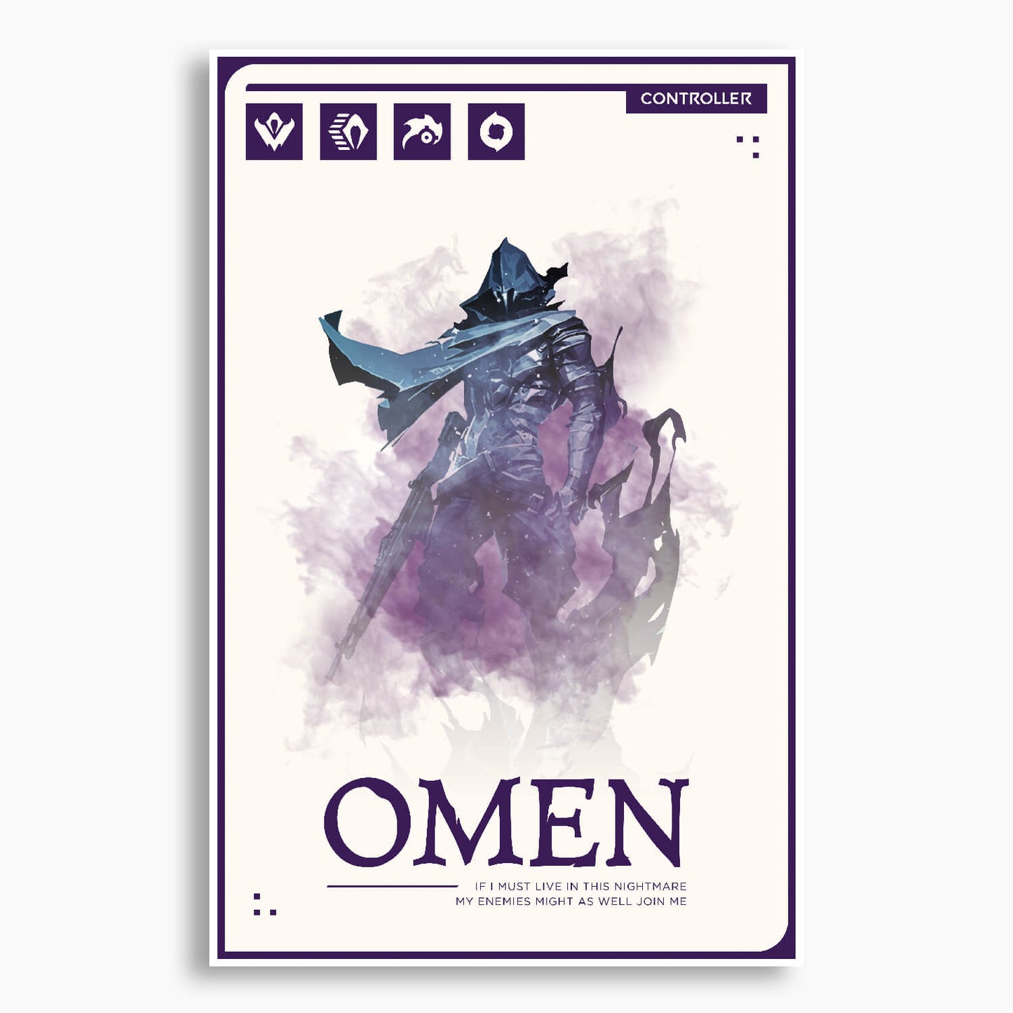 Valorant - Omen Poster