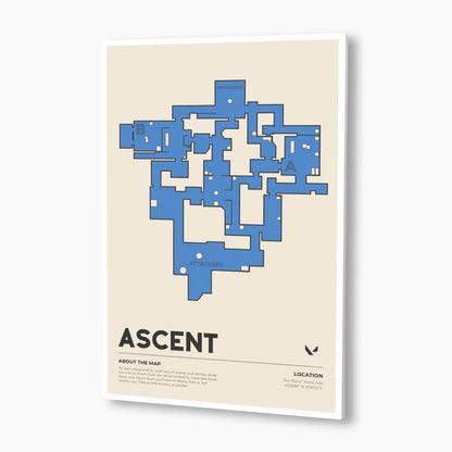 Valorant - Ascent Map Poster; Gaming Poster