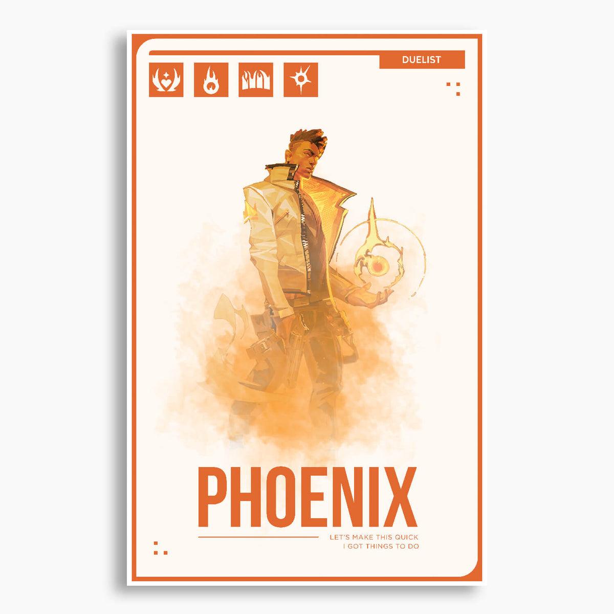 Valorant - Phoenix Agent Poster