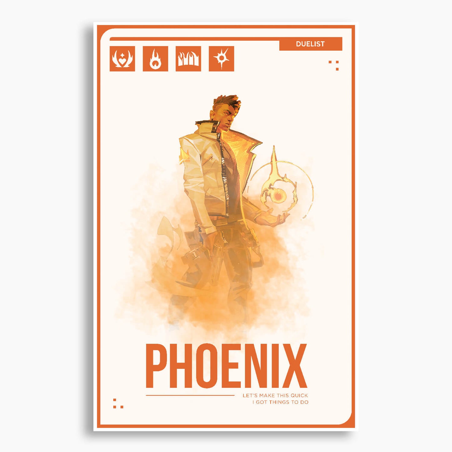 Valorant - Phoenix Agent Poster