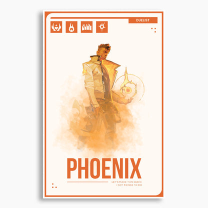 Valorant - Phoenix Agent Poster