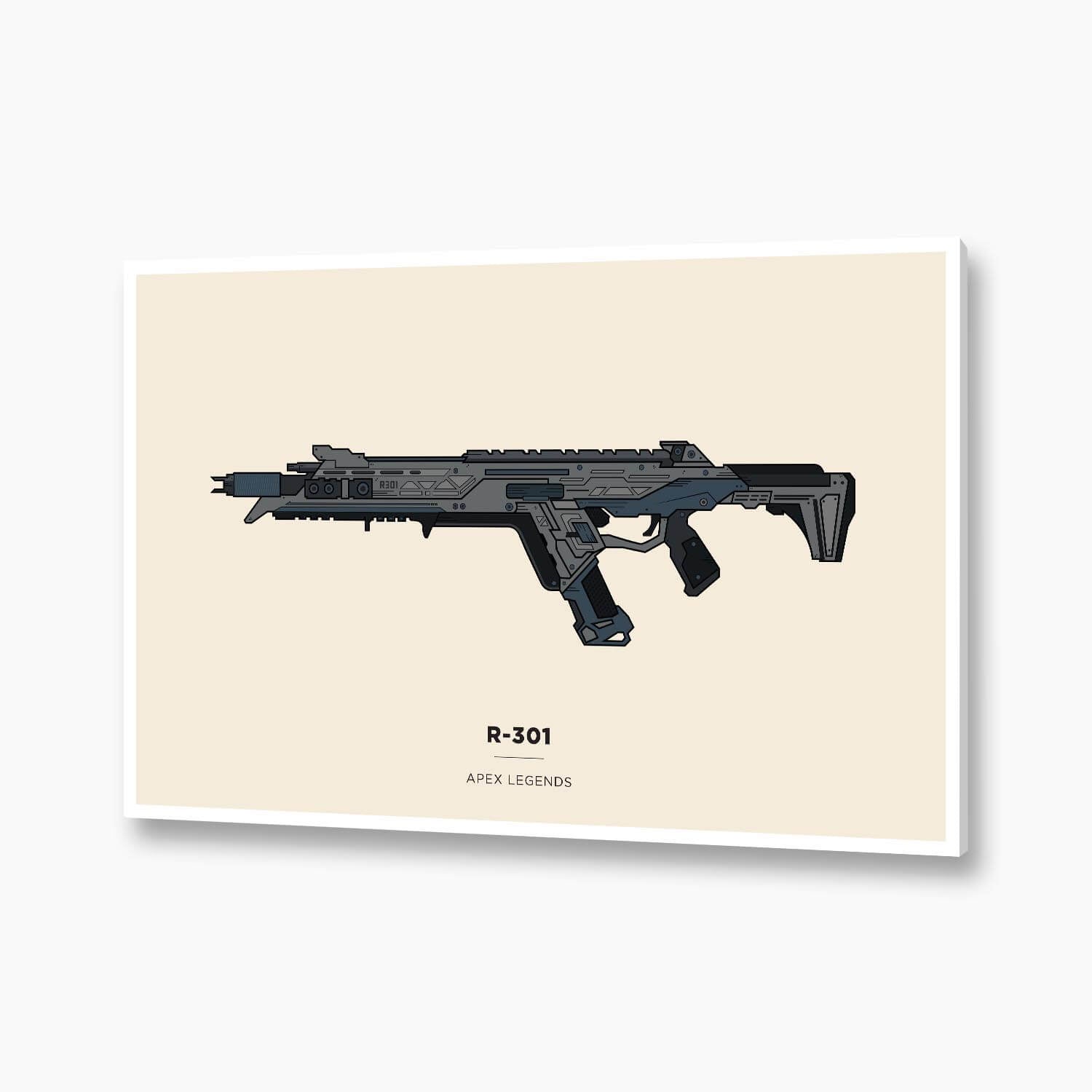 Apex Legends - R-301 Illustration Poster