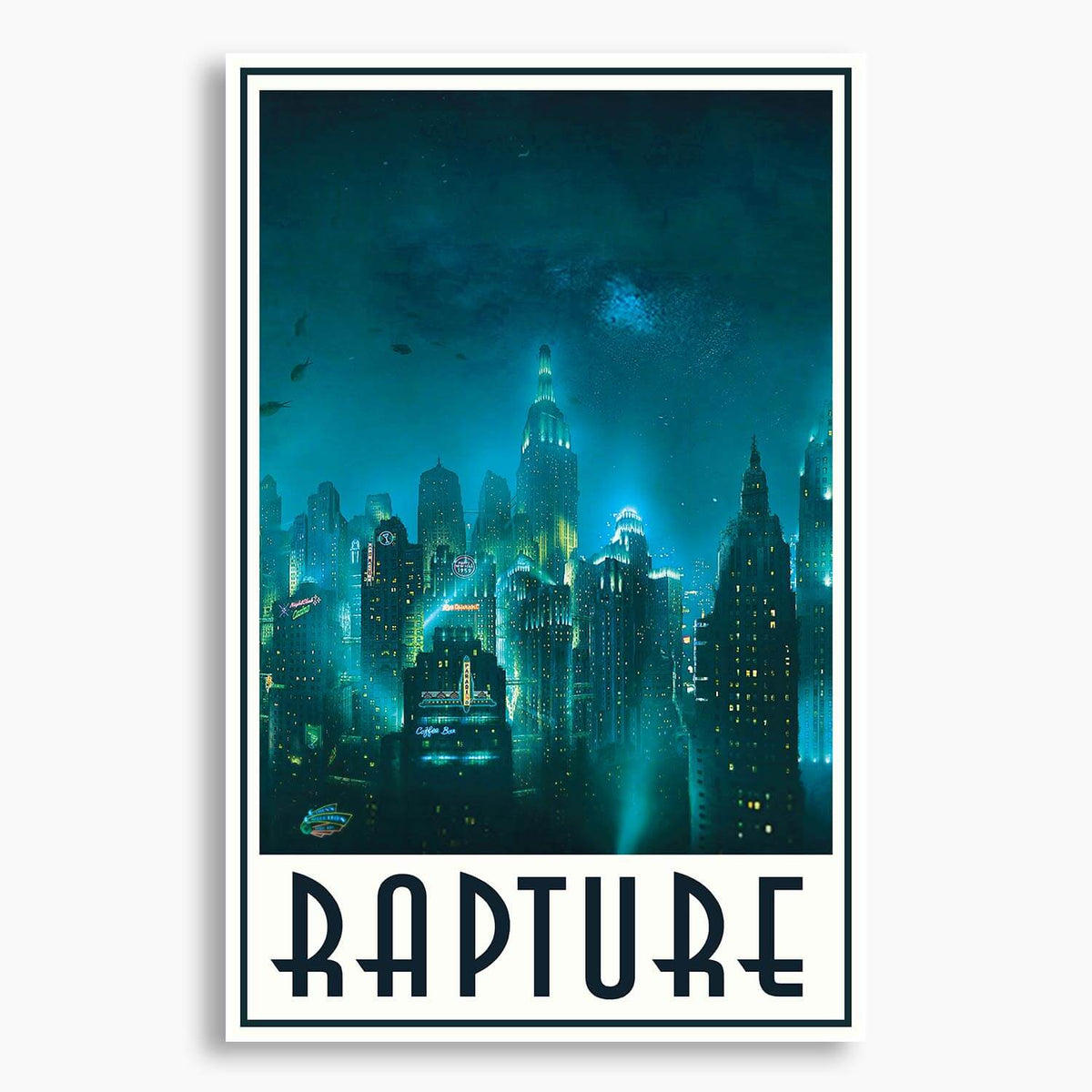 Bioshock - Welcome to Rapture: Skyline Poster; Gaming Artwork