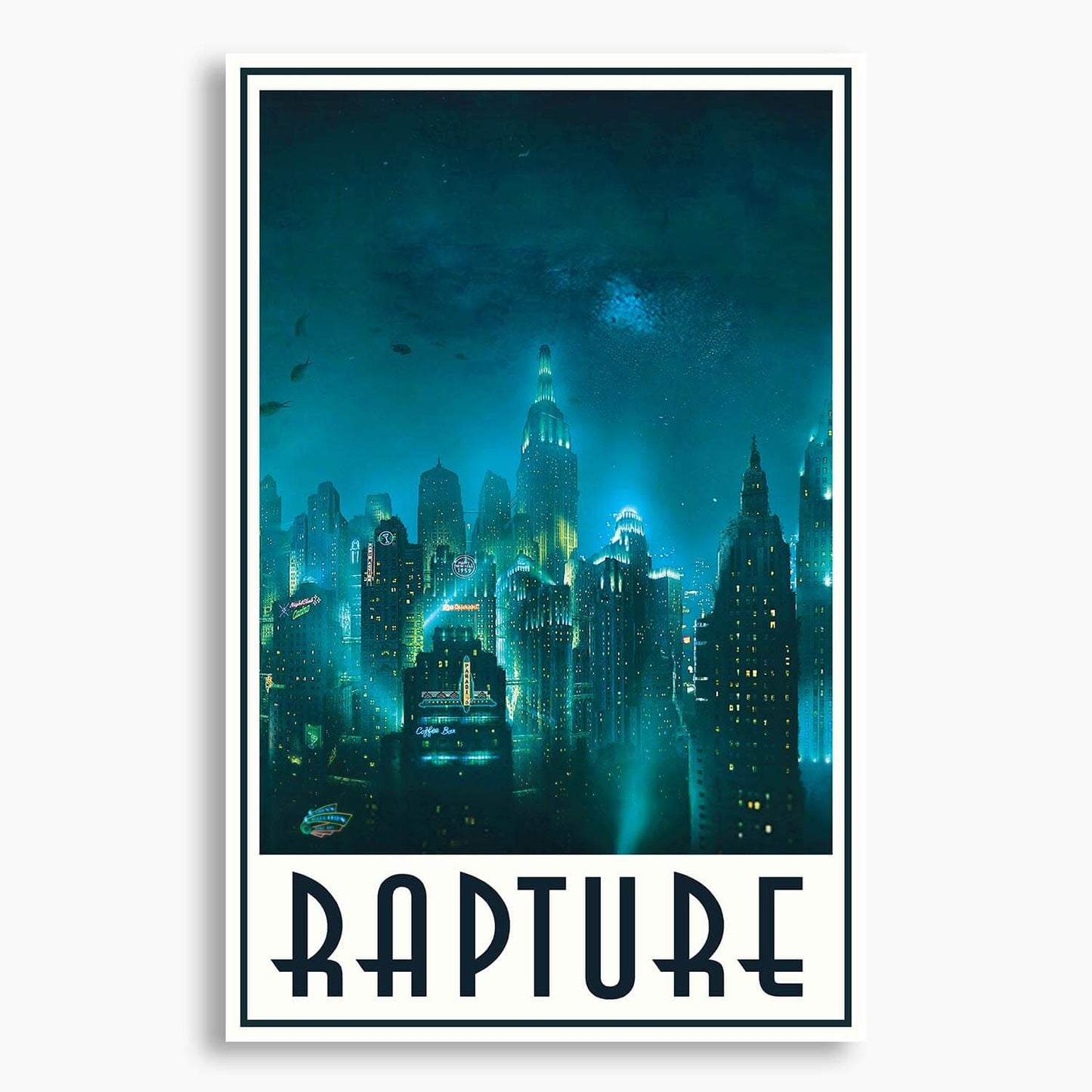 Bioshock - Welcome to Rapture: Skyline Poster; Gaming Artwork