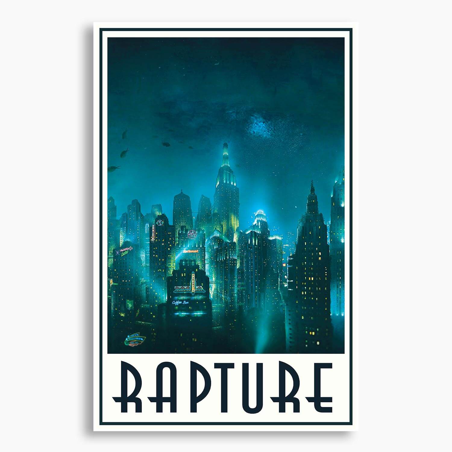 Bioshock - Welcome to Rapture: Skyline Poster; Gaming Artwork