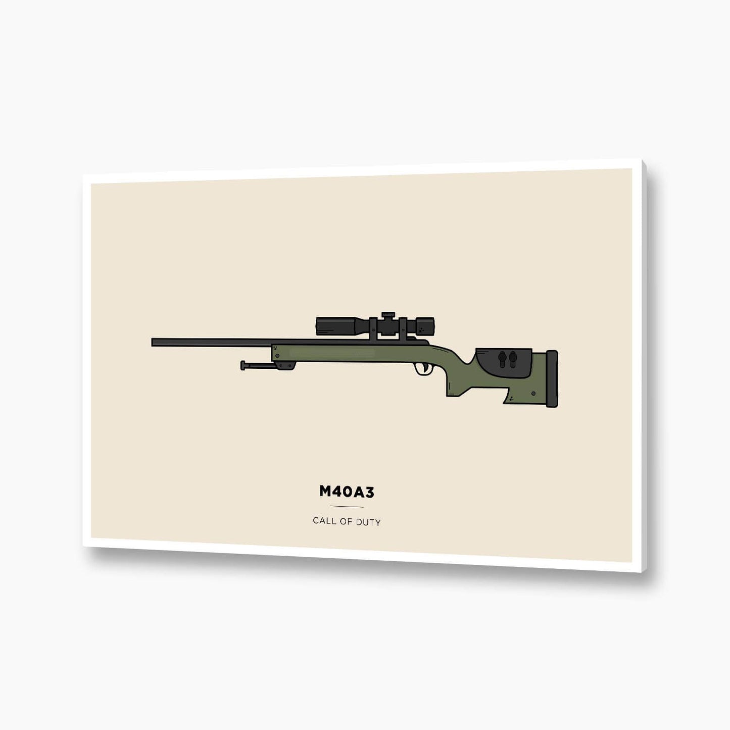 Call of Duty - M40A3 Illustration Poster