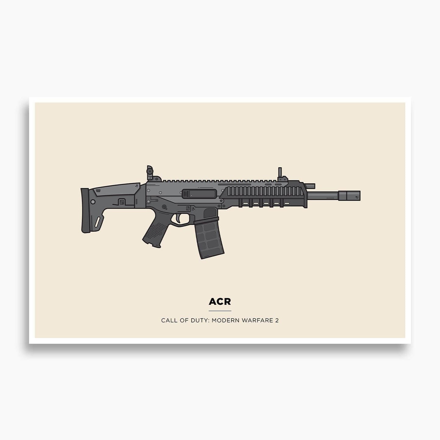 Call of Duty - ACR Illustration Poster