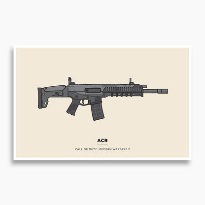 Call of Duty - ACR Illustration Poster