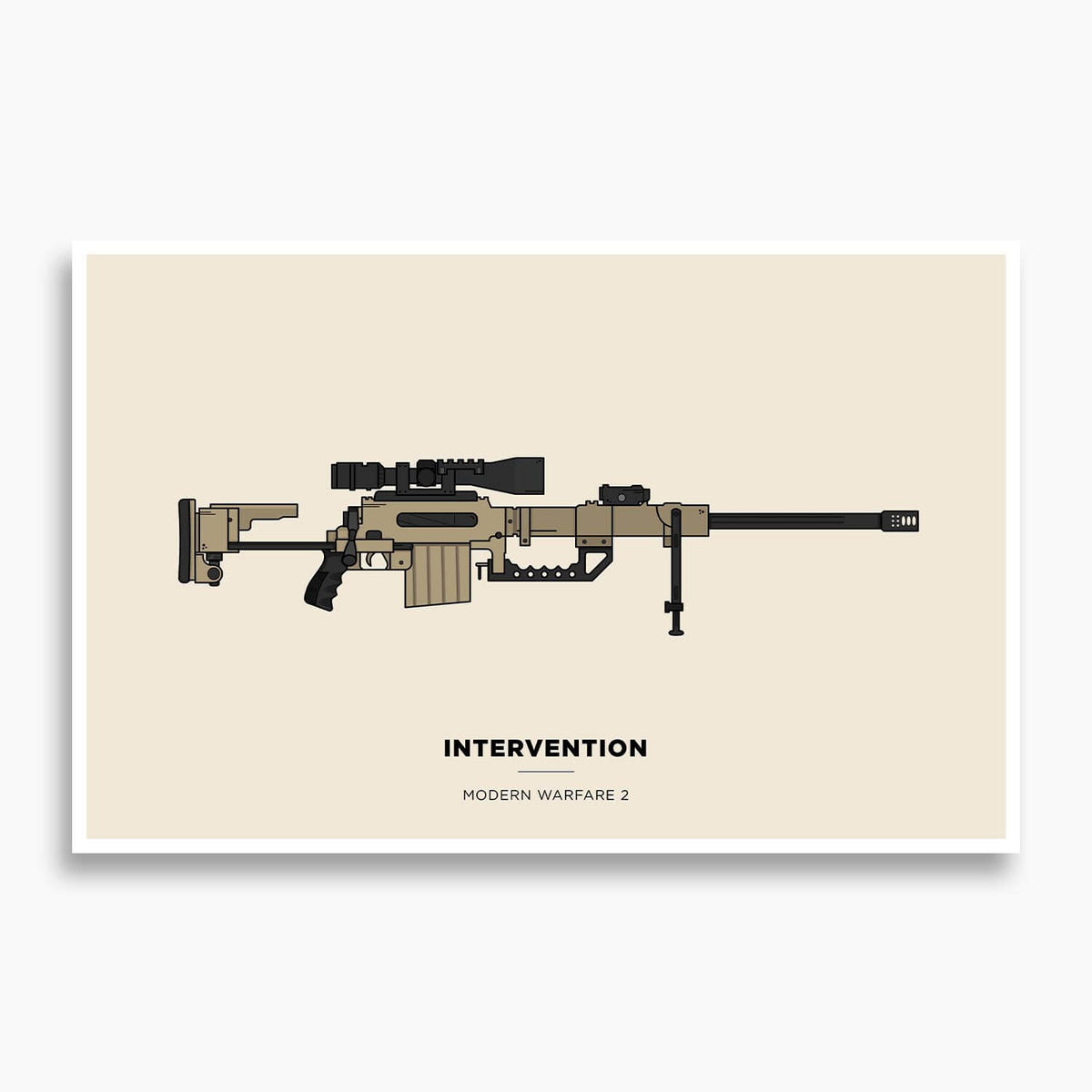 Call of Duty - Intervention Illustration Poster