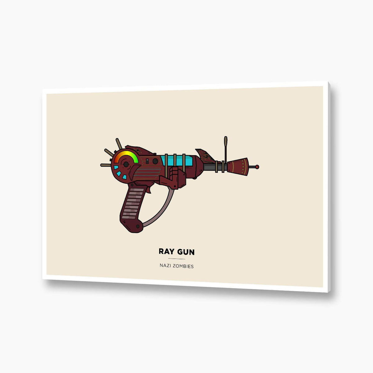 Call of Duty - Ray Gun Illustration Poster