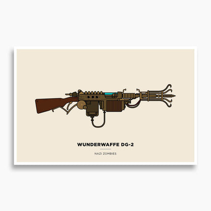 Call of Duty - Wunderwaffe DG-2 Illustration Poster