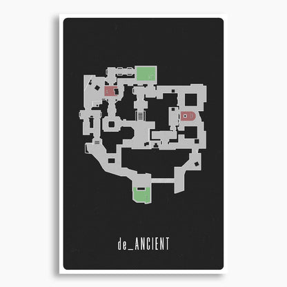 Counter-Strike: Global Offensive - de_Ancient Map Poster