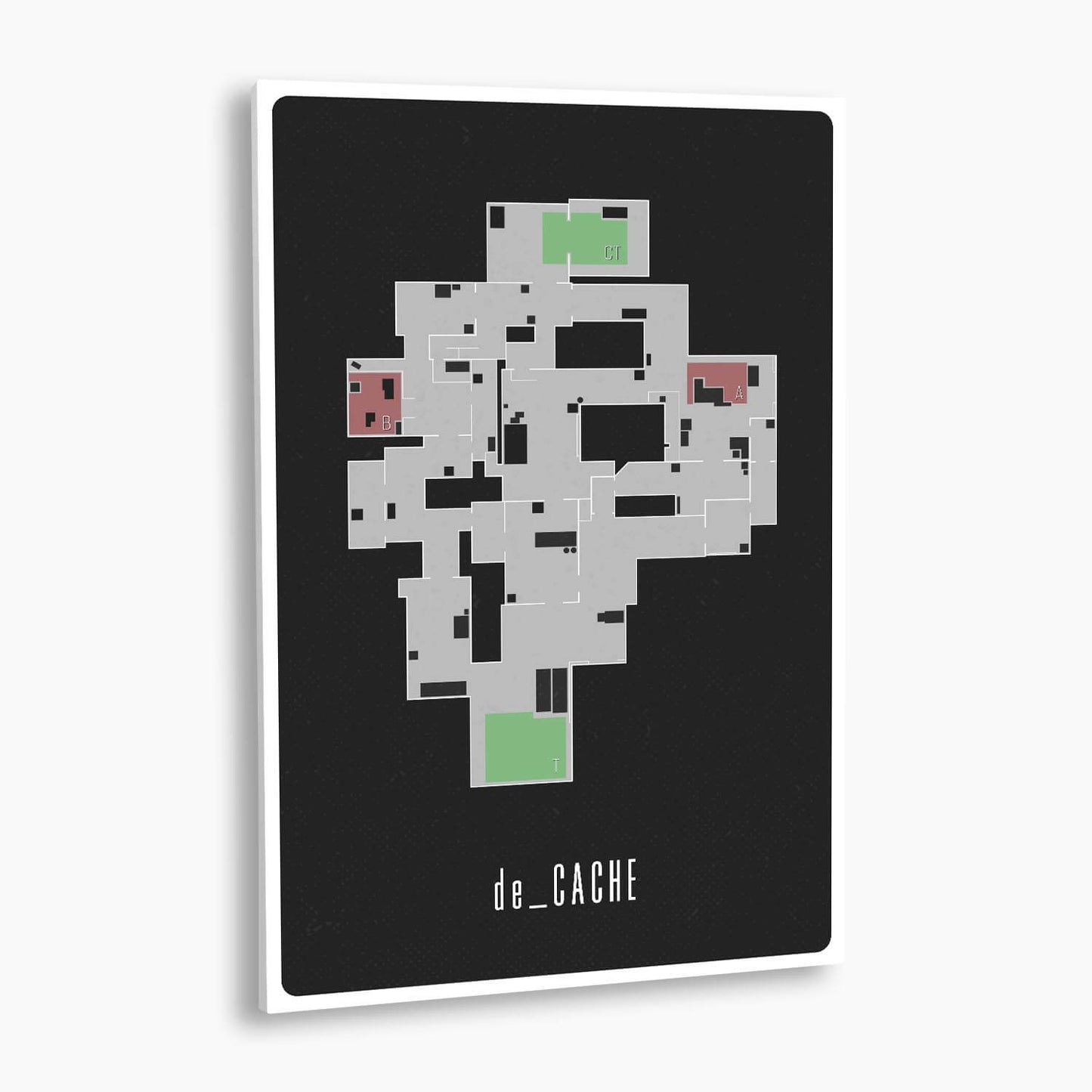Counter-Strike: Global Offensive - de_Cache Map Poster