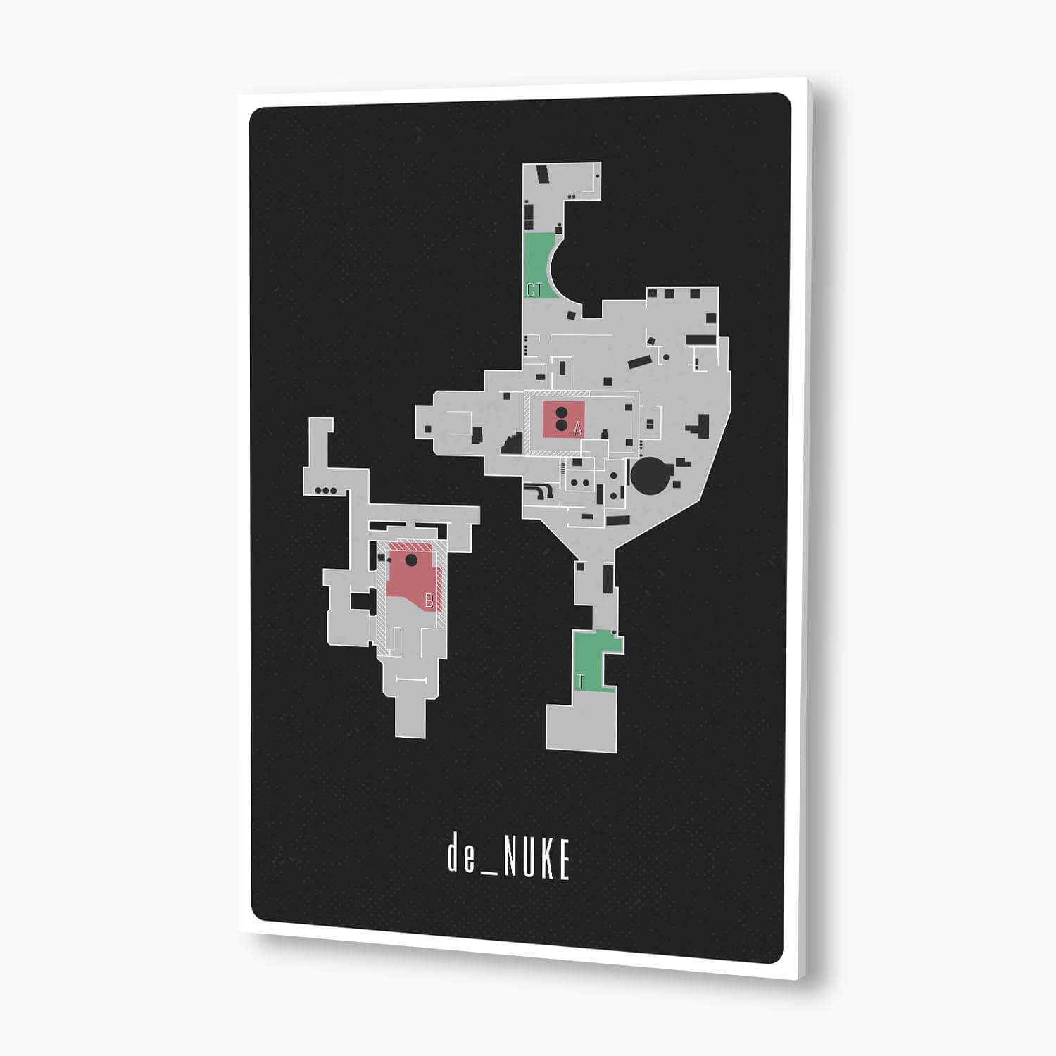Counter-Strike: Global Offensive - de_Nuke Map Poster