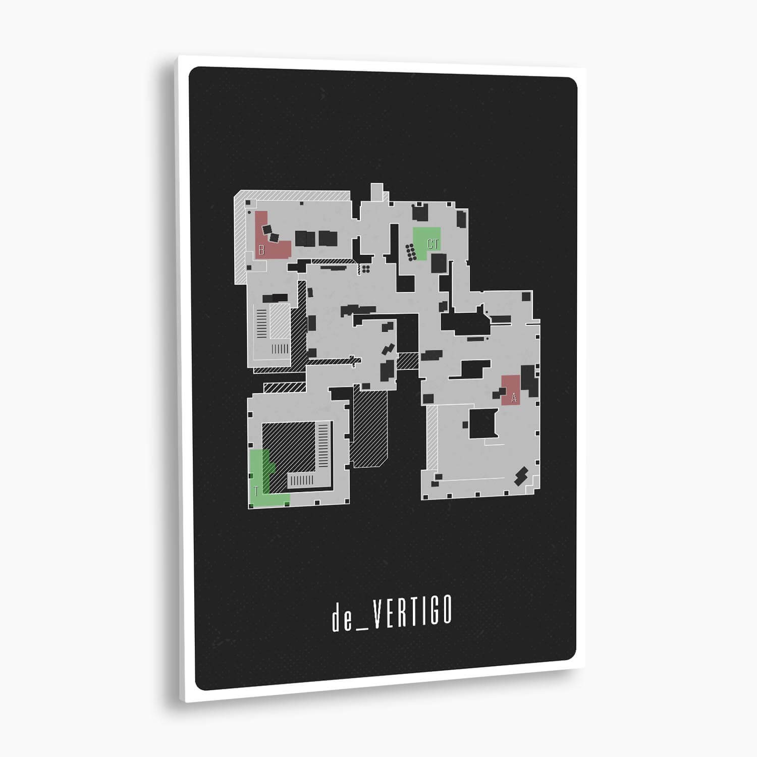 Counter-Strike: Global Offensive - de_Vertigo Map Poster