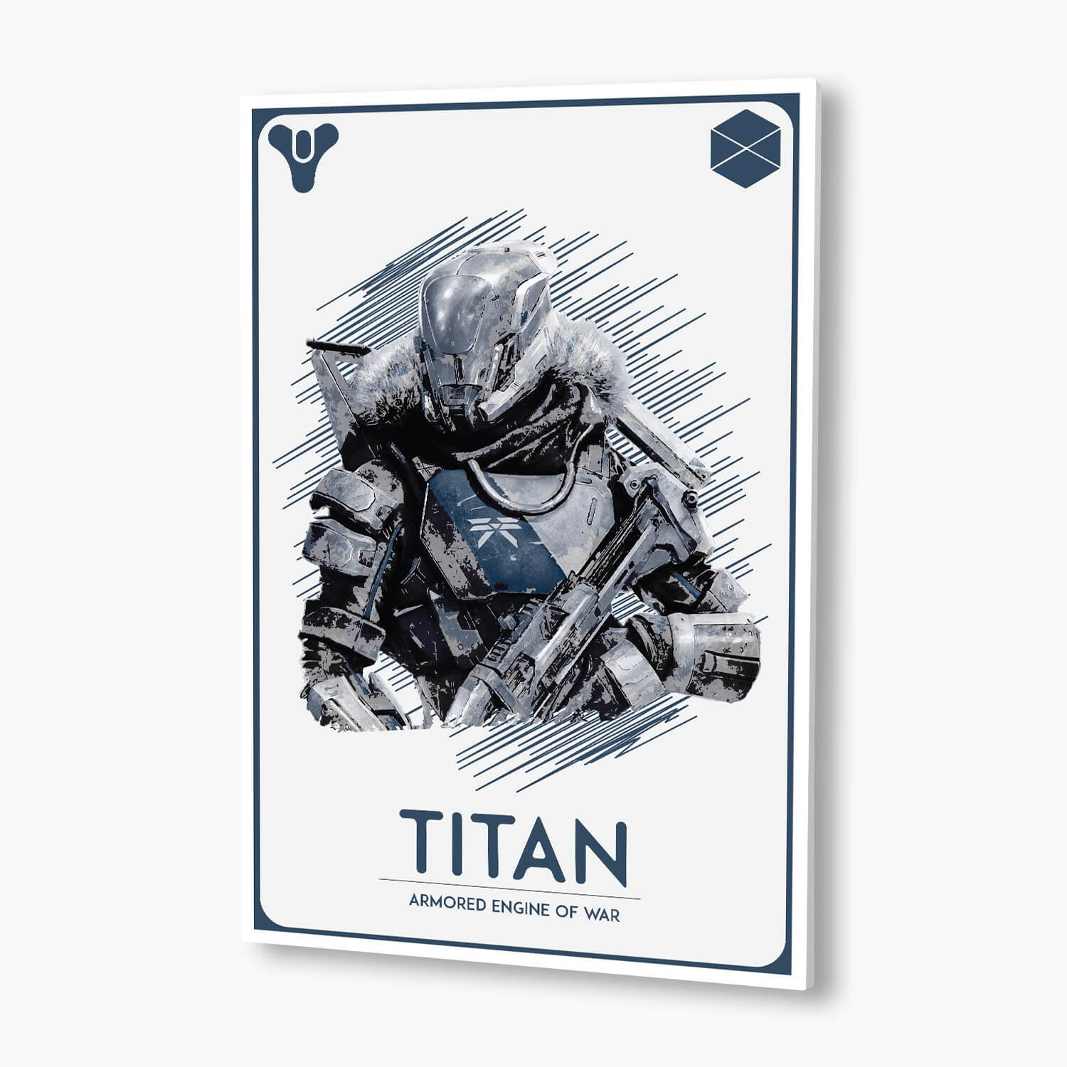 Destiny - Guardian: Titan Poster; Gaming Artwork