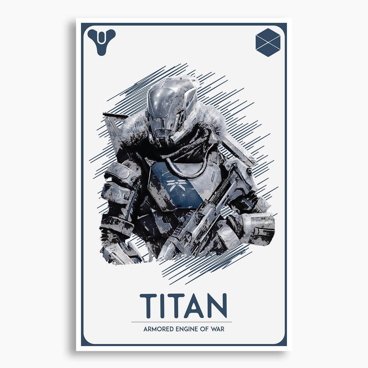 Destiny - Guardian: Titan Poster; Gaming Artwork