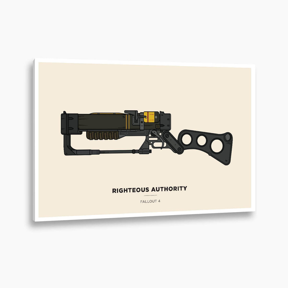 Fallout - Righteous Authority Vector Illustration Poster
