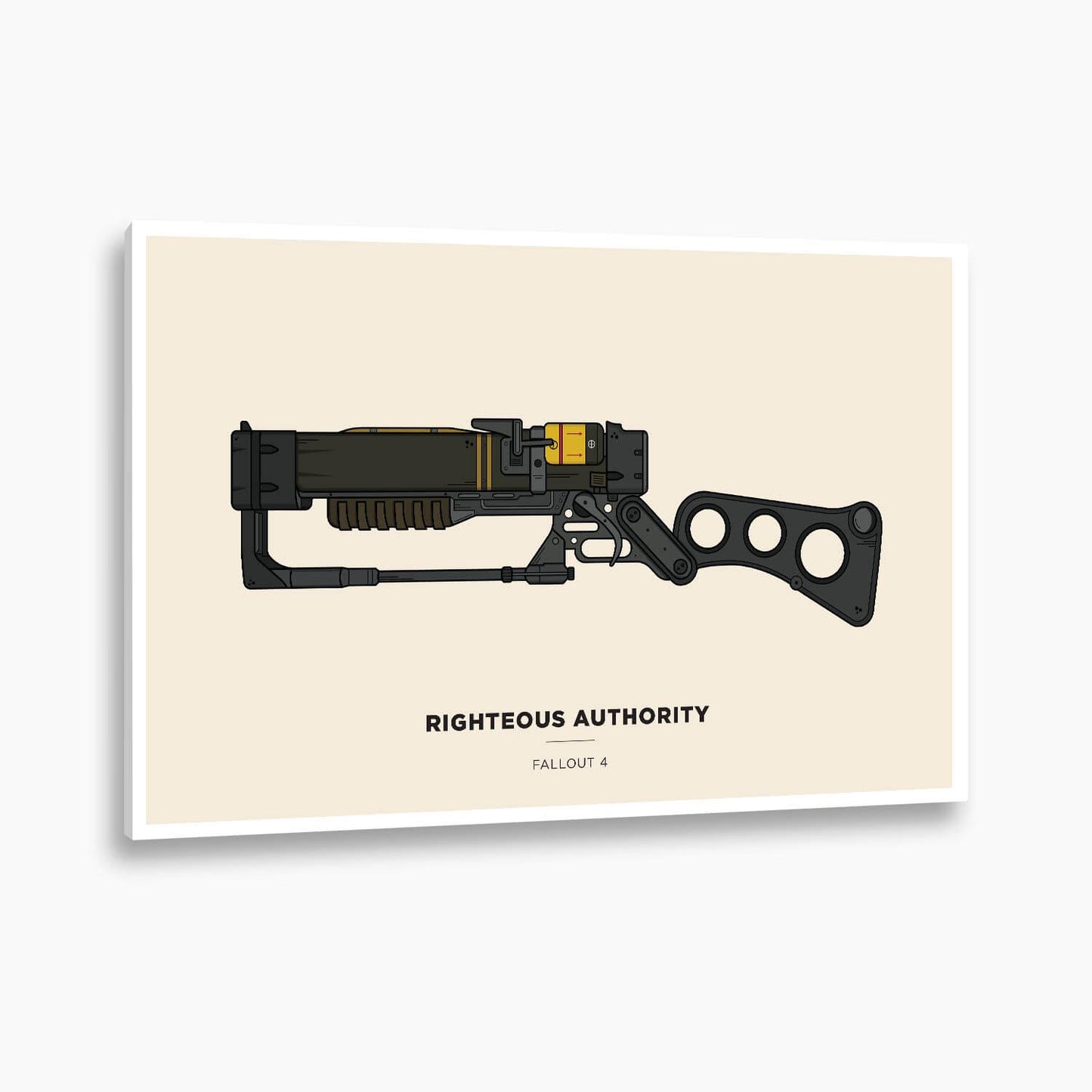Fallout - Righteous Authority Vector Illustration Poster