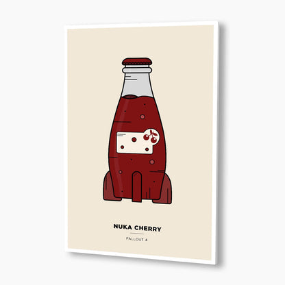 Fallout - Nuka Cherry Vector Illustration; Gaming Artwork