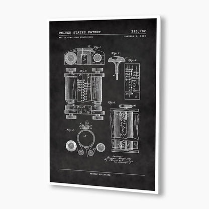 First Computer Patent Poster; Patent Artwork