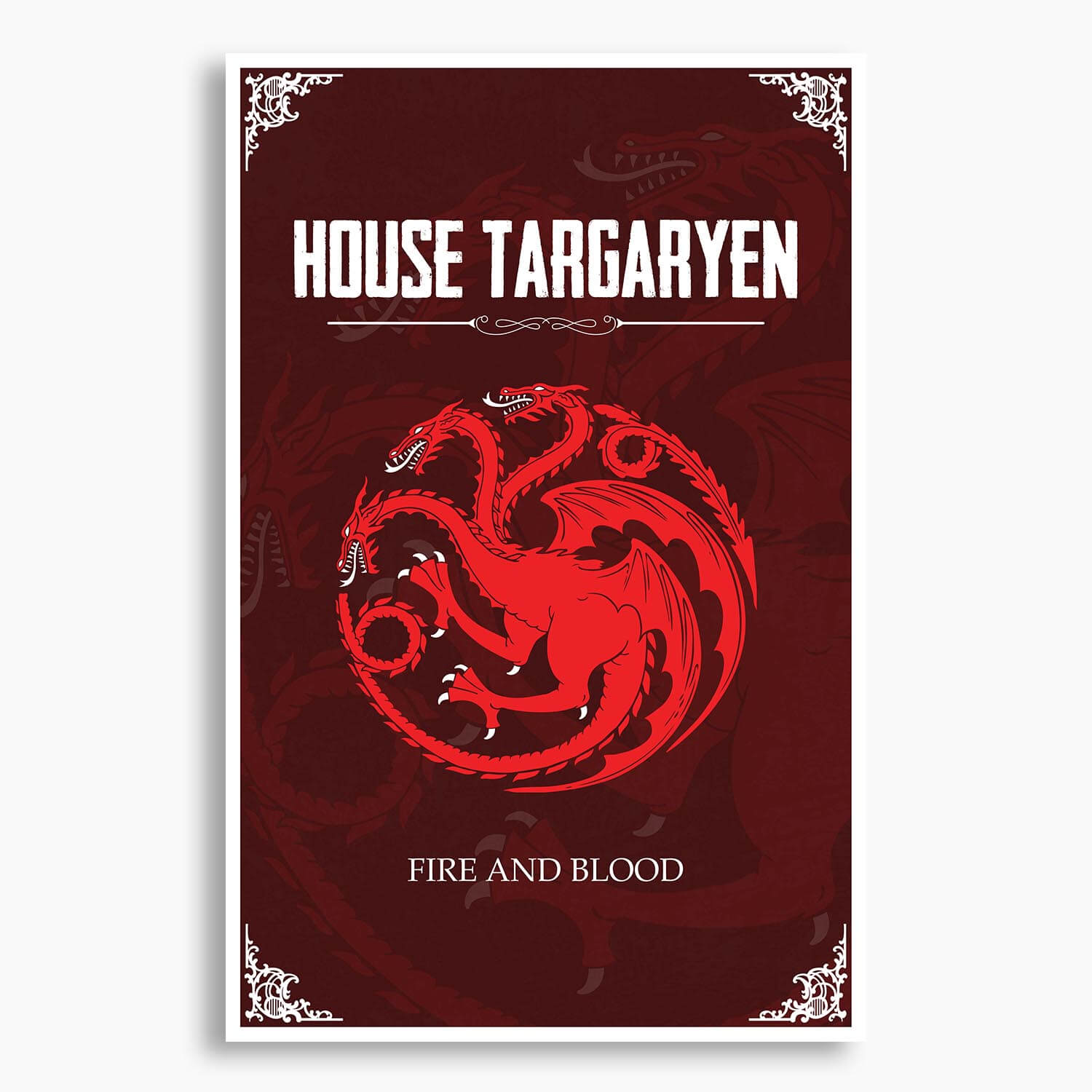 Game of Thrones - House Targaryen Poster