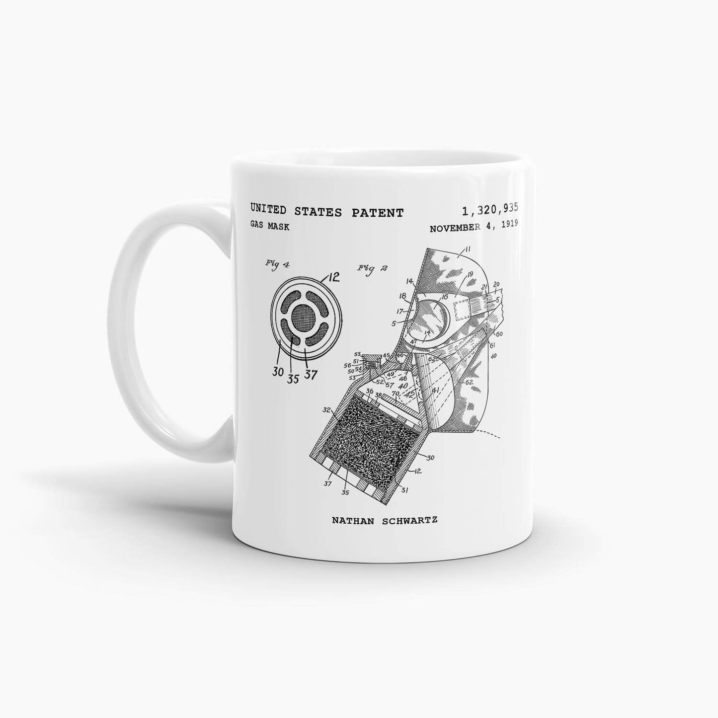 Golden Gate Bridge Pier Patent Coffee Mug; Patent Drinkware
