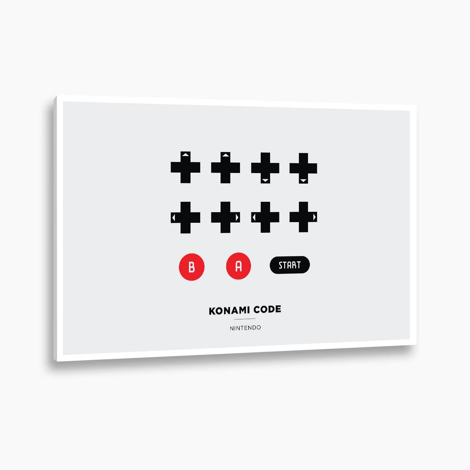 Nintendo - Konami Code Poster