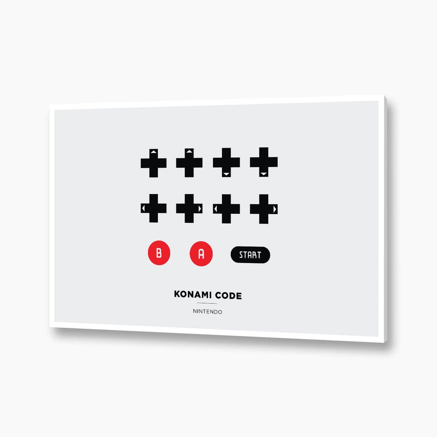 Nintendo - Konami Code Poster