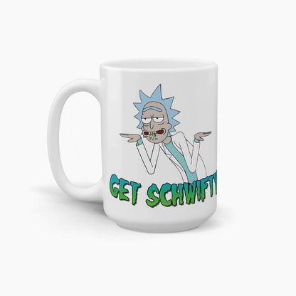 Rick and Morty - Get Schwifty Coffee Mug; Pop Culture Drinkware