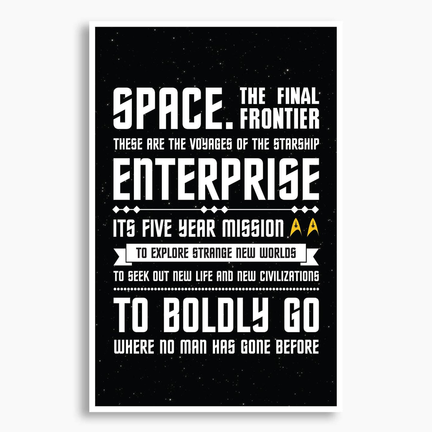 Star Trek - Captain's Oath Poster