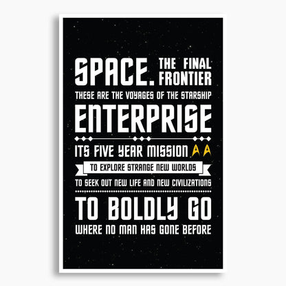 Star Trek - Captain's Oath Poster